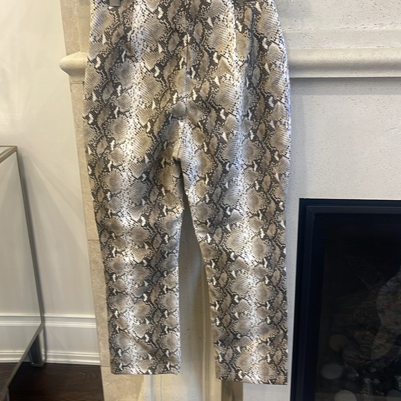 Snakeskin pleather fitted pants. Size medium. Never worn. - Picture 4 of 4
